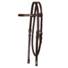 Circle Y- Walnut Plain Browband Headstall -Horseway Store 0125 0000 86545.1479588501