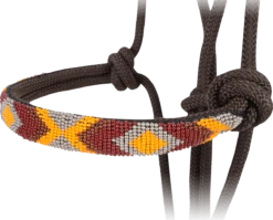 Cashel Chocolate Beaded Rope Halter