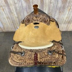 Double T Hard Seat 12" Roper Pony Saddle 11 Double T Hard Seat 12" Roper Pony Saddle -Horseway Store 1582012 3
