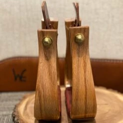 Nettles Stirrups 2" Oversized Flatbottom Varnish Finish -Horseway Store 2 OSV3copy