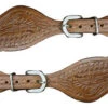 Youth Brown Floral Spur Straps -Horseway Store 30699