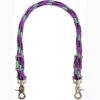 Mustang Purple Black And Lime Wither Strap -Horseway Store 3108 KND1
