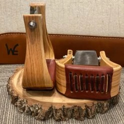 Nettles Stirrups 3" Flatbottom Varnish With Leveler -Horseway Store 3 FV L1copy