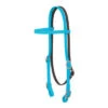 Weaver Leather Blue Brahma Webb Browband Headstall -Horseway Store 45258 002 0066754 m