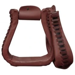Showman Leather Cover Stirrup -Horseway Store 4743med 199e3333 fc42 43c5 8a25 c1493c8364a6