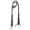 Weaver Leather Turquoise Cross And Floral Sliding Ear Headstall -Horseway Store 49508 002 0081495 m