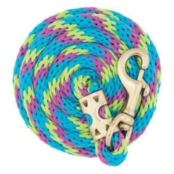 Weaver Leather Weaver Lime, Blue, And Purple 8' Lead Rope