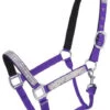 Adjustable Nylon Halter With Crystal Accents - Purple -Horseway Store 50 3032 10
