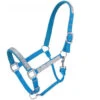Turquoise Adjustable Nylon Halter With Crystal Accents -Horseway Store 50 3032 14