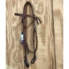 HR Oiled Basket Weave Browband -Horseway Store 5011 bsk 04