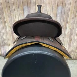 Circle Y Wide 14.5-Inch-Wide Lindale Chocolate Barrel Saddle -Horseway Store 6228 745C 05 3