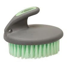 Weaver Leather Mint And Grey Palm Soft Face Brush