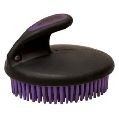 Weaver Leather Purple And Black Palm Curry Comb