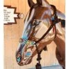 Black Southwest Beaded Mule Tape Halter -Horseway Store 722763x