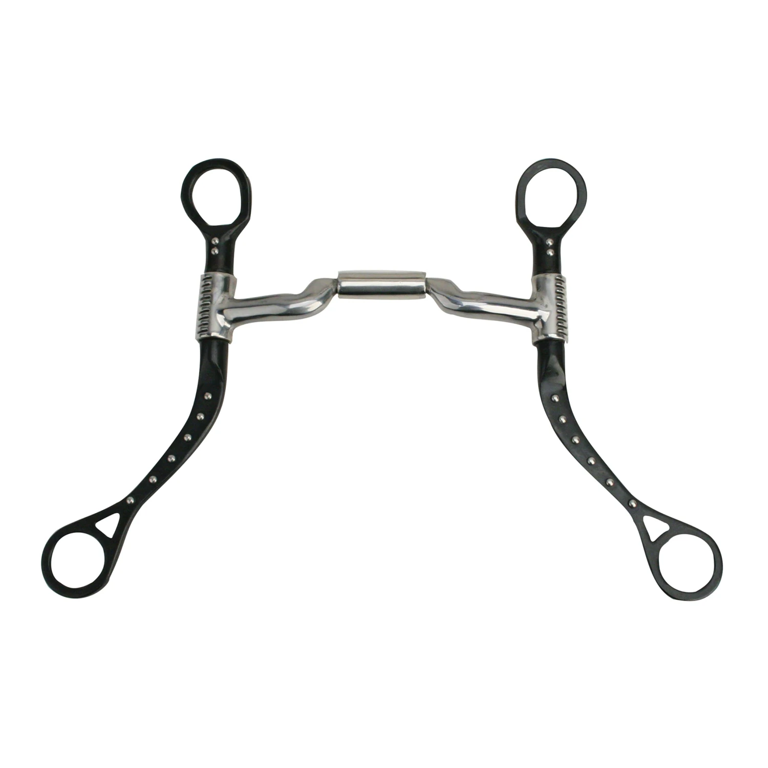 Myler MBB Black Steel Flat Shank With Mullen Low Ported Barrel MB 06 3 Myler MBB Black Steel Flat Shank With Mullen Low Ported Barrel MB 06