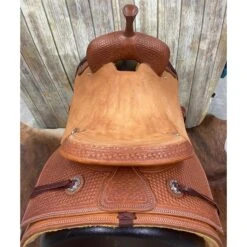 HR Saddlery 15.5 Inch Basic Ranch Cutter Saddle 10 HR Saddlery 15.5 Inch Basic Ranch Cutter Saddle -Horseway Store BackSeat b0c11c0e ed27 4a3a aef8 e0586fed5487