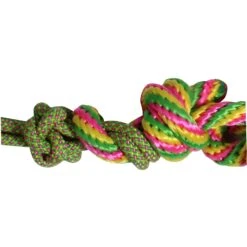 Professional's Choice Lime And Pink Rope Halter