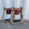 Nettles 2" Stained Barrel Racer Stirrup -Horseway Store IMG 4609