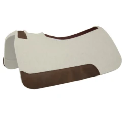 5 Star The Rancher Saddle Pad - Natural W/ Cinch Cutout