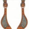 Ladies Turquoise Gator Spur Straps -Horseway Store SpurStrap 459
