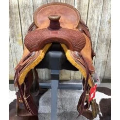 HR Saddlery 16 Inch Signature Will James Roping Saddle -Horseway Store Willfront