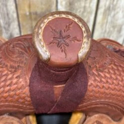 HR Saddlery 16 Inch Signature Will James Roping Saddle -Horseway Store Willhorn