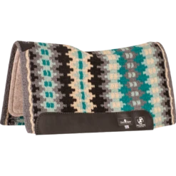 Classic Equine Charcoal & Teal Zone Pad