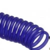 Tough-1 Coil Water Hose With Nozzle - Royal Blue 1 Tough-1 Coil Water Hose With Nozzle - Royal Blue -Horseway Store bluehose