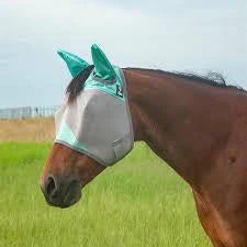 Cashel Mint Fly Mask With Ears