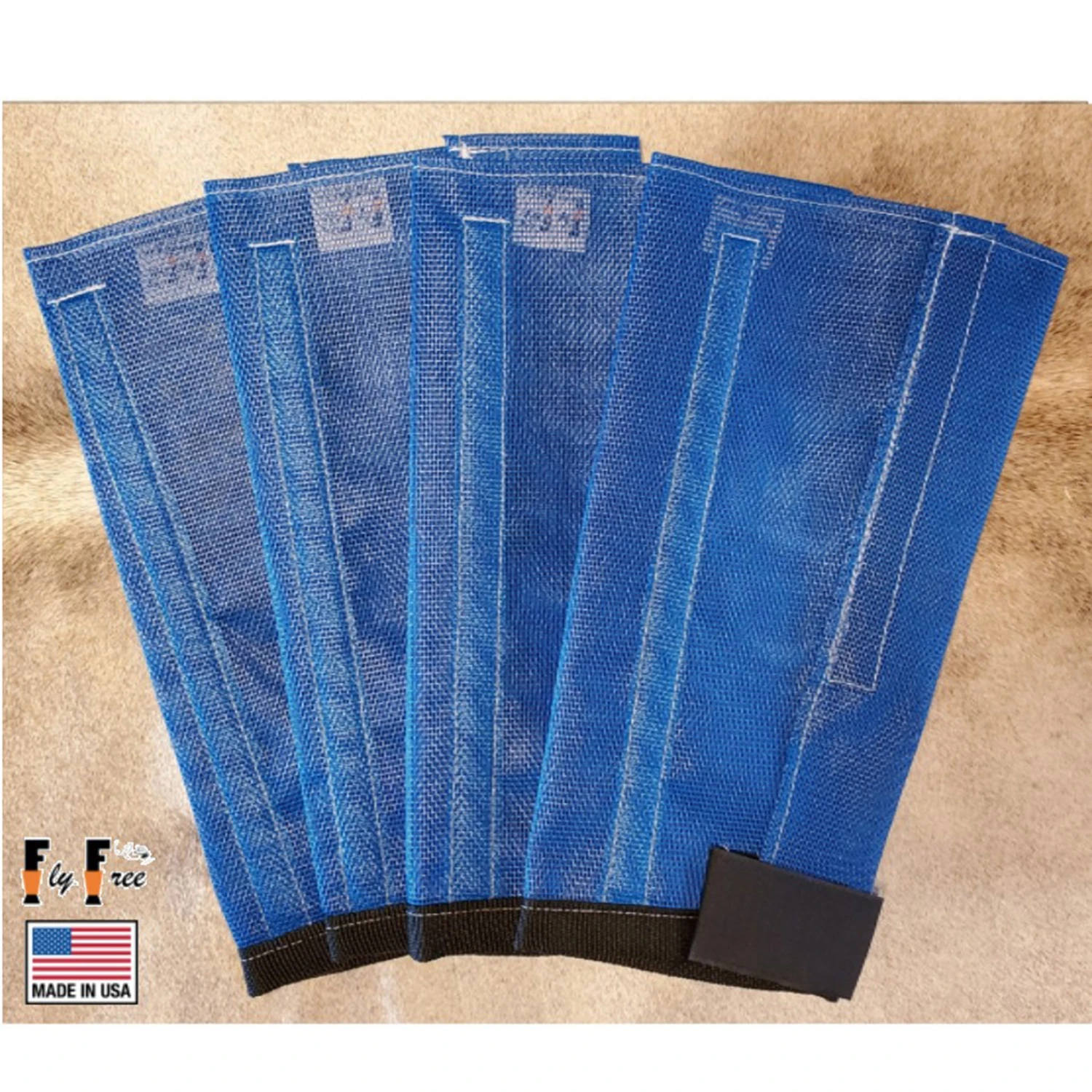 Fly Free Insect Protection Boots - BLUE 3 Fly Free Insect Protection Boots - BLUE