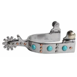 Professional's Choice Men's Turquoise Dot Spur